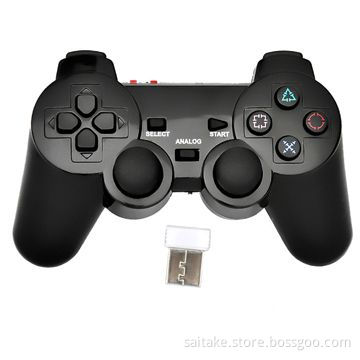 Wireless Dual Vibration Joypad/Gamepad for PC with Analog and Digital Modes, Supports USB Function